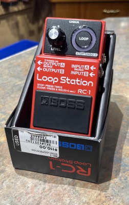 BOSS RC−1 BOSS RC-1 Loop Station Pedal | Industry Standard Simple